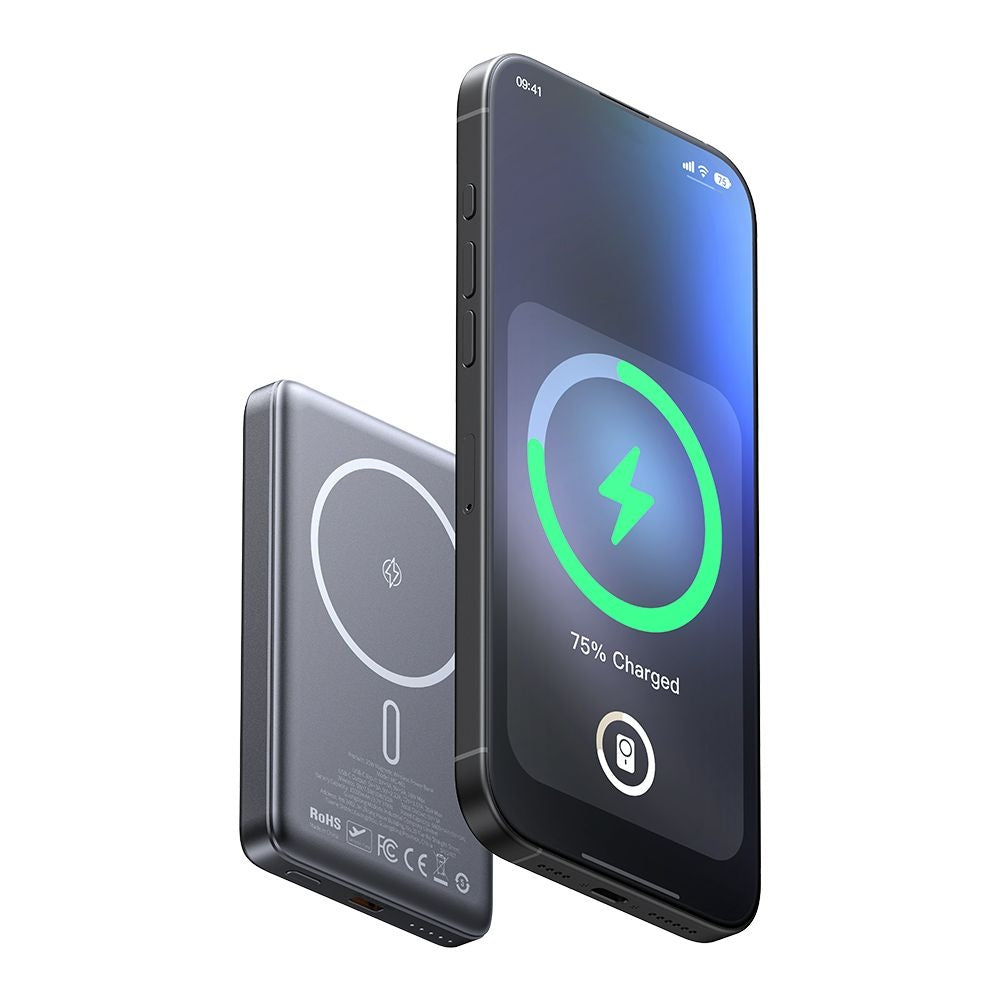 Batteria Esterna Wireless McDodo MC-4651 Meta, 10000mAh, 20W, PD + FQI, 1 x QI - 1 x USB-C, Nera