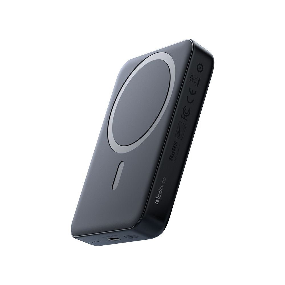 Batteria Esterna Wireless McDodo MC-5931 Ambilight, 10000mAh, 30W, PD + FQI, 1 x QI - 1 x USB-C, Nera