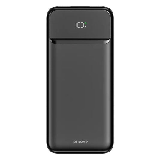 Batterie Externe Proove Illuminator 2, 10000mAh, 22.5W, QC + PD, 2 x USB-A - 1 x USB-C, Noire PBIP10212201