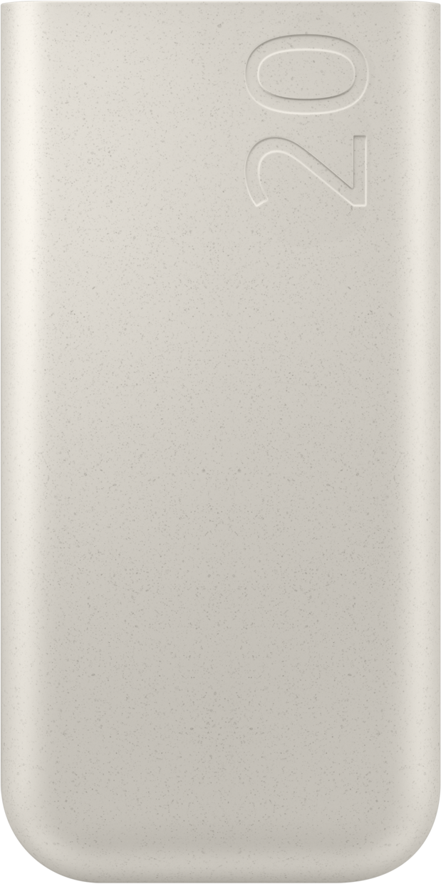 Samsung 20000mAh Powerbank 45W | PD + Super Fast Charging 2.0 | 3x USB-C | Beige
