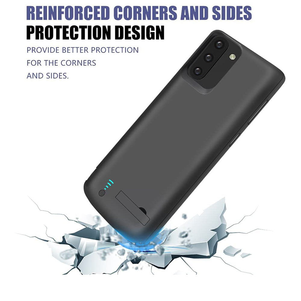 Batteria Esterna Tipo Custodia Techsuit Power Pro Battery per Samsung Galaxy Note 10 5G N971 / Note10 N970, 5000mAh, Nera