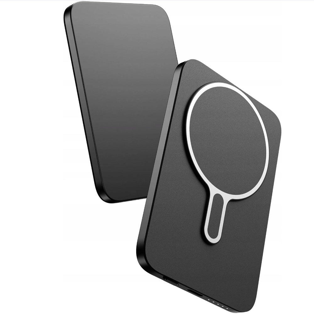 Batteria Esterna Wireless 3MK MagSnap Go, 5000mAh, 20W, PD + FQI, 1 x QI - 1 x USB-C, Grigio