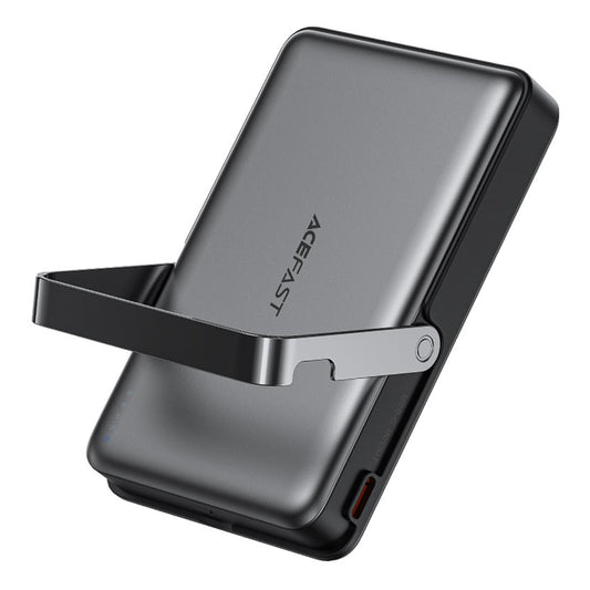 Batterie Externe Sans Fil Acefast M17, 10000mAh, 22.5W, PD + FQI, 1 x QI - 1 x USB-C, Noire
