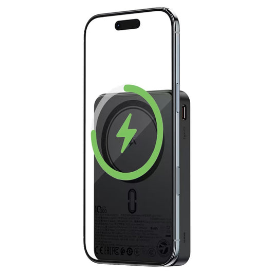 Externer Wireless Akku Acefast M31, 10000mAh, 22.5W, QC + PD + FQI, 1 x QI - 1 x USB-A - 2 x USB-C, Schwarz
