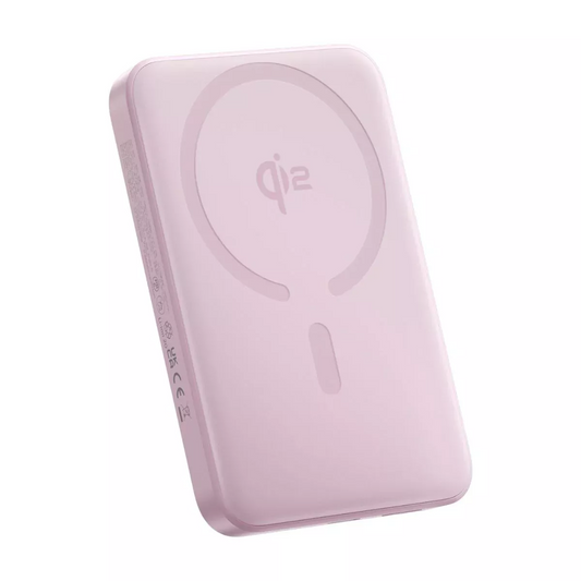 Batteria Esterna Wireless Baseus Enerfill FM12, 10000mAh, 22.5W, PD + FQI, 1 x QI - 1 x USB-C, Rosa E0028502