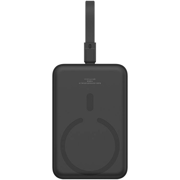 Externer Wireless-Akku Baseus Magnetic Mini, 10000mAh, 20W, PD + FQI, 1 x Lightning - 1 x QI - 1 x USB-C, Schwarz P10022109113-00