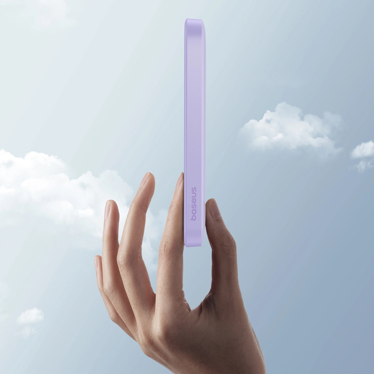 Batteria Esterna Wireless Baseus Magnetic Mini, 5000mAh, 20W, PD + FQI, 1 x QI - 1 x USB-C, Viola P10022107513