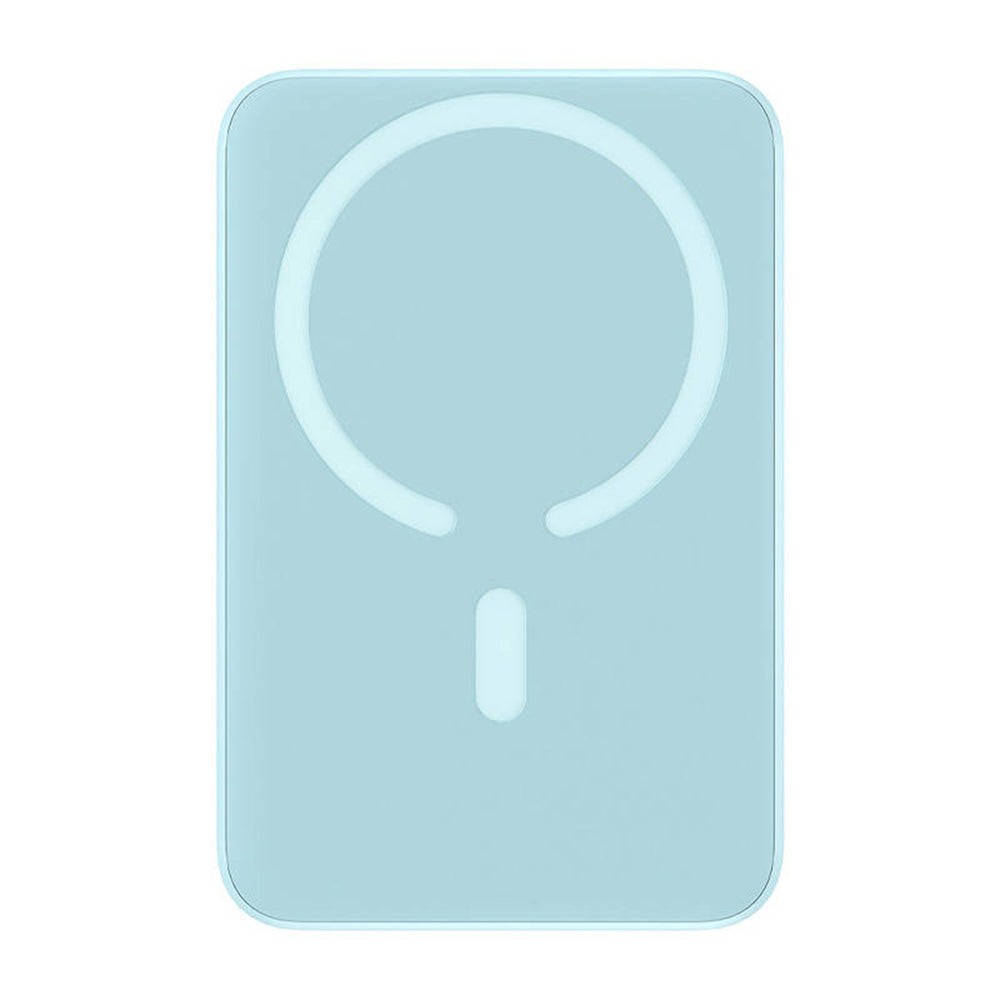 Batterie Externe Sans Fil Baseus Magnetic Mini, 10000mAh, 20W, PD + FQI, 1 x QI - 1 x USB-C, Bleue PPCX110103