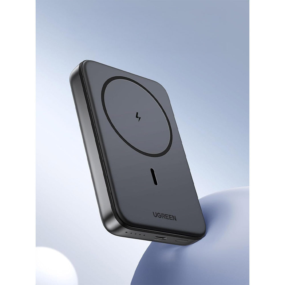 Batterie Externe Sans Fil UGREEN PB561, 10000mAh, 20W, PD + FQI, 1 x QI - 1 x USB-C, Noire