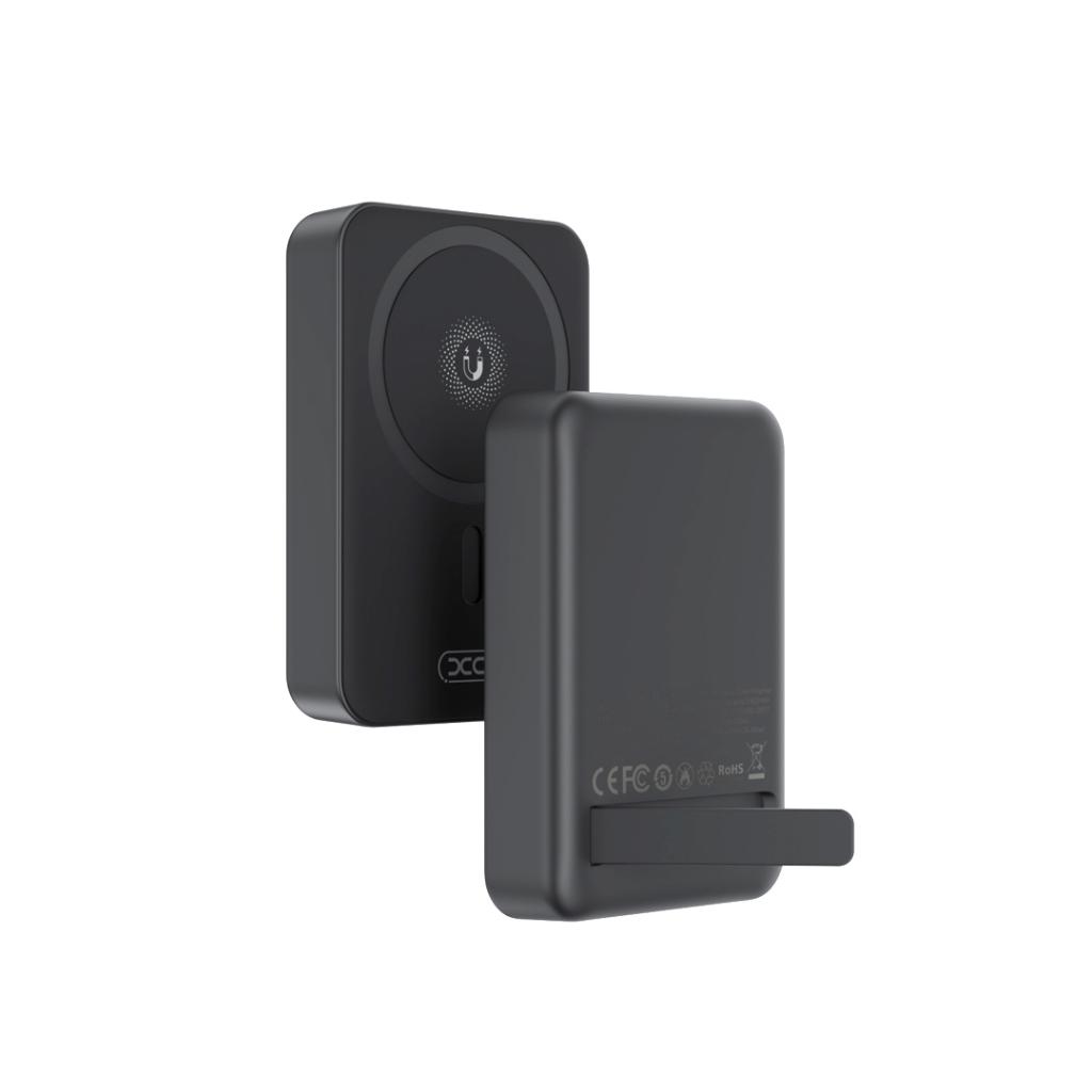 Batterie Externe Sans Fil XO Design PR231, 10000mAh, 20W, PD + FQI, 1 x QI - 1 x USB-C, Noire