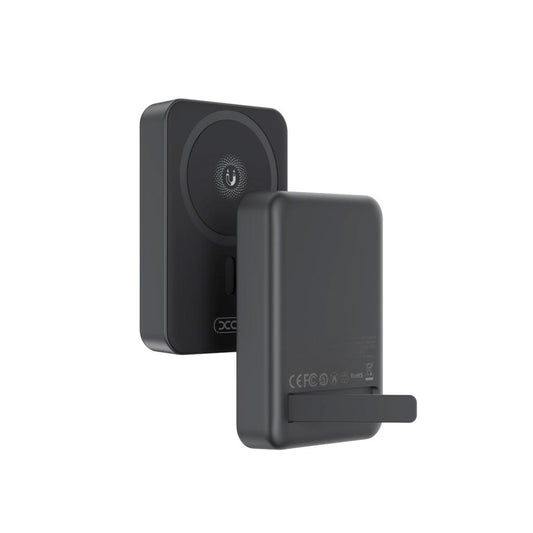 Batterie Externe Sans Fil XO Design PR231, 10000mAh, 20W, PD + FQI, 1 x QI - 1 x USB-C, Noire