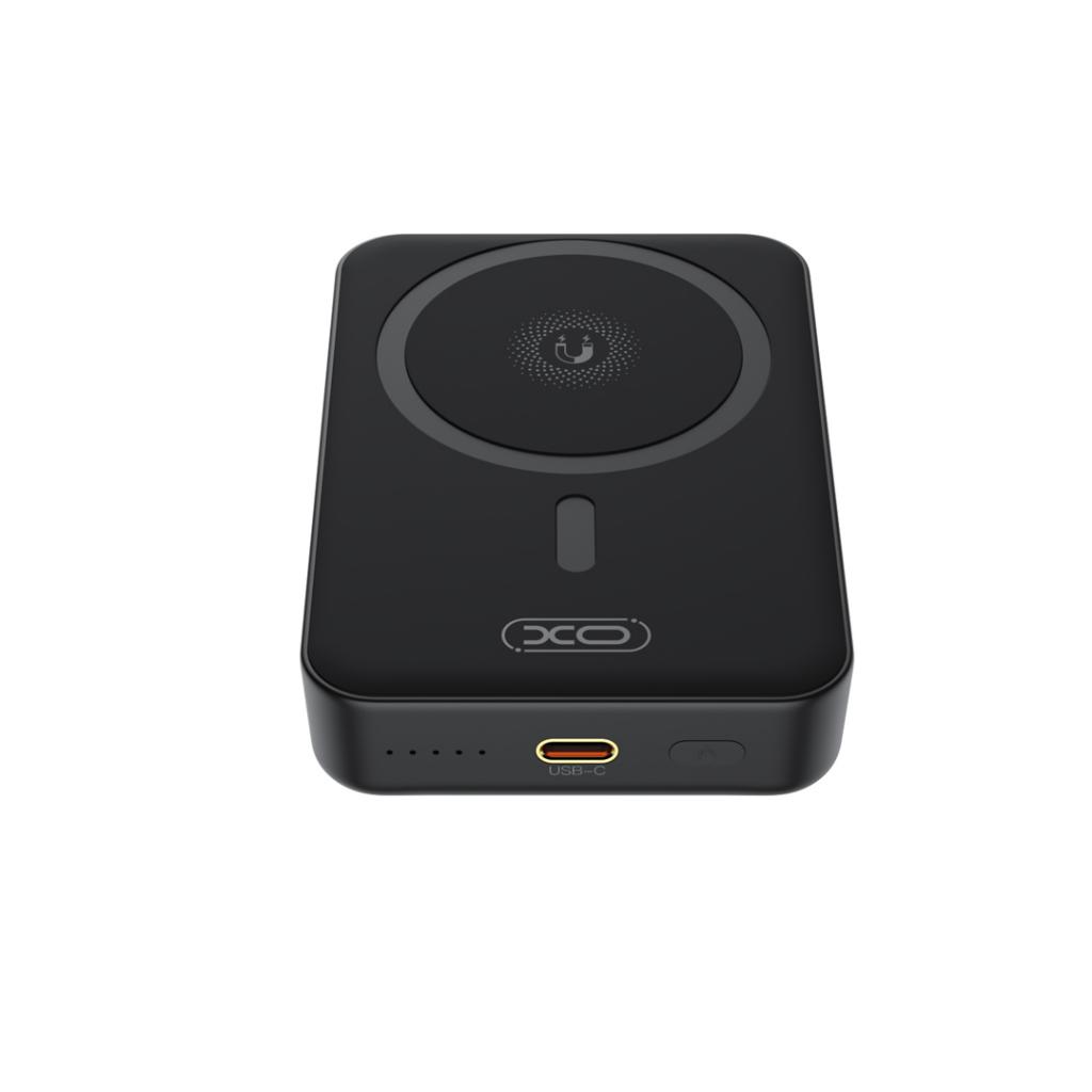 Batterie Externe Sans Fil XO Design PR231, 10000mAh, 20W, PD + FQI, 1 x QI - 1 x USB-C, Noire
