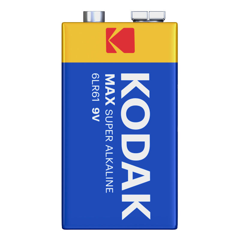 Kodak Max Super Alkaline Battery, 6LR61 (9V)