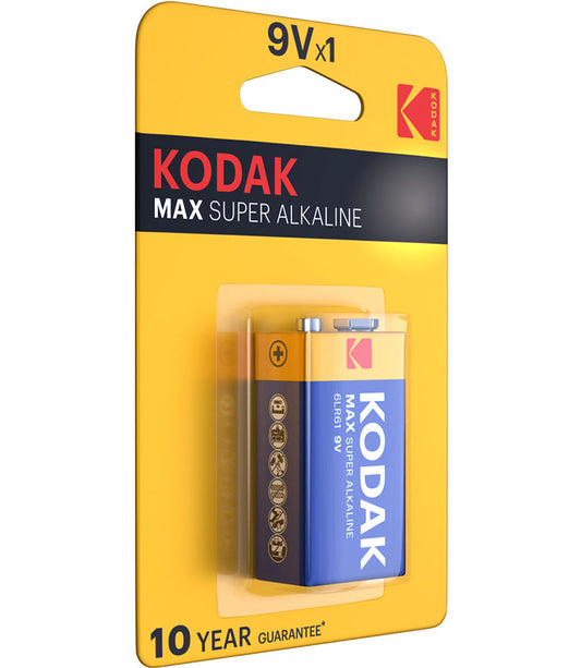 Batteria Kodak Max Super, 6LR61 (9V)
