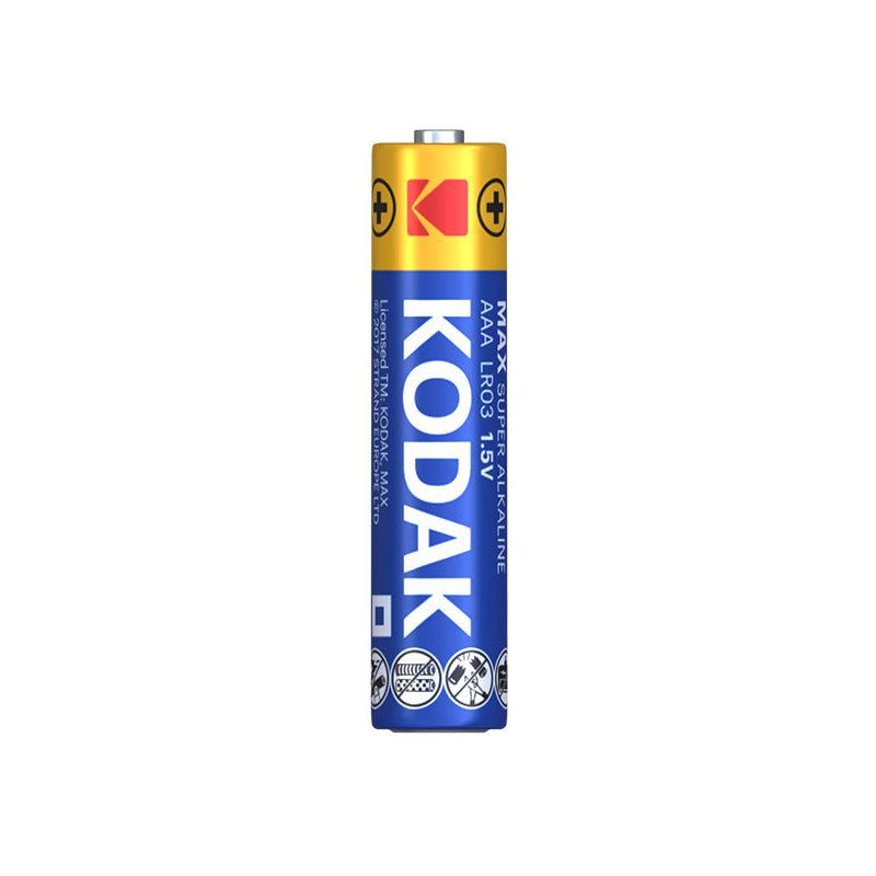 Batteria Kodak Max Super Alkaline, AAA / LR3, Set da 8 pezzi