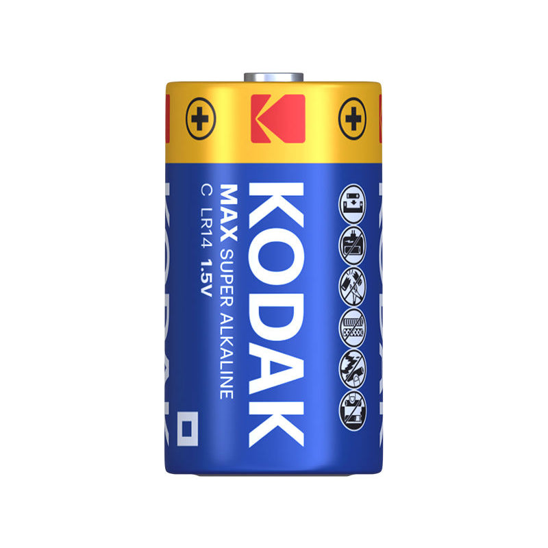 Pile Kodak Max Super Alcaline, LR14, Lot de 2 pièces