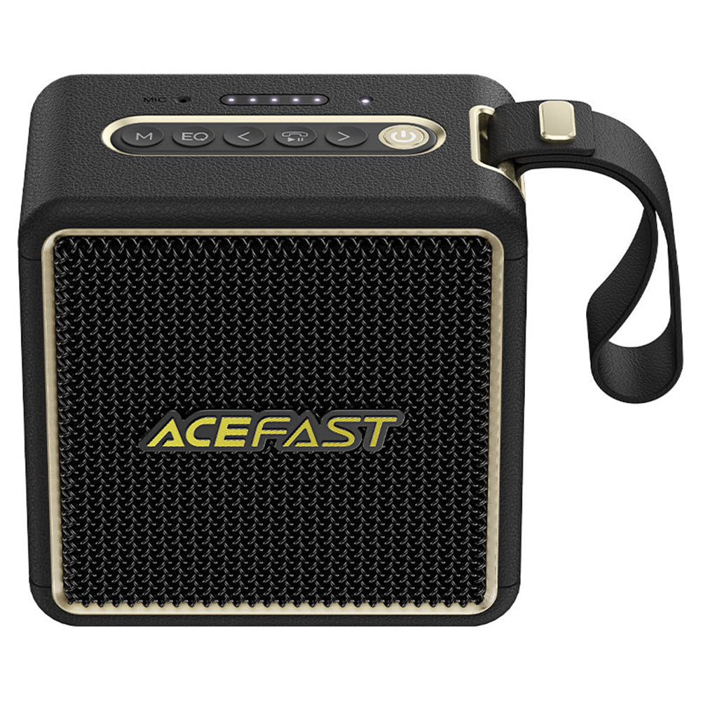Tragbarer Bluetooth-Lautsprecher Acefast K3 Nano, 1 x 30W - 1 x 16W, RGB, wasserdicht, Schwarz