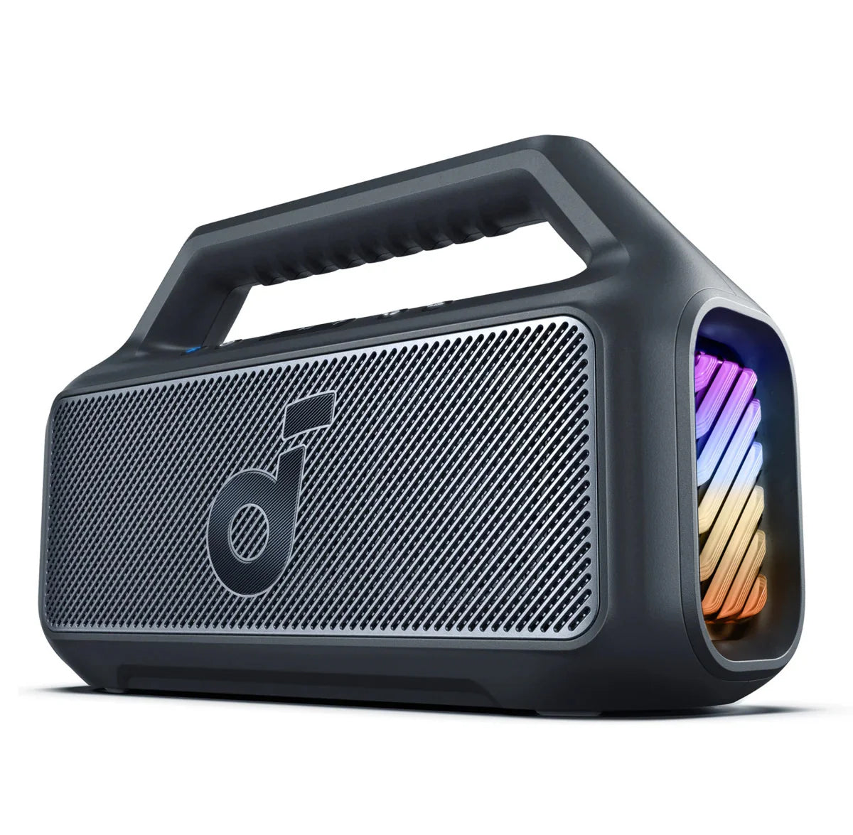 Cassa Portatile Bluetooth Anker SoundCore Boom 2, 80W, TWS, RGB, Impermeabile, Nera A3138011