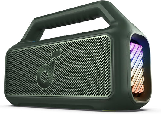 Altoparlante Bluetooth portatile Anker SoundCore Boom 2, 80W, RGB, impermeabile, verde A3138061