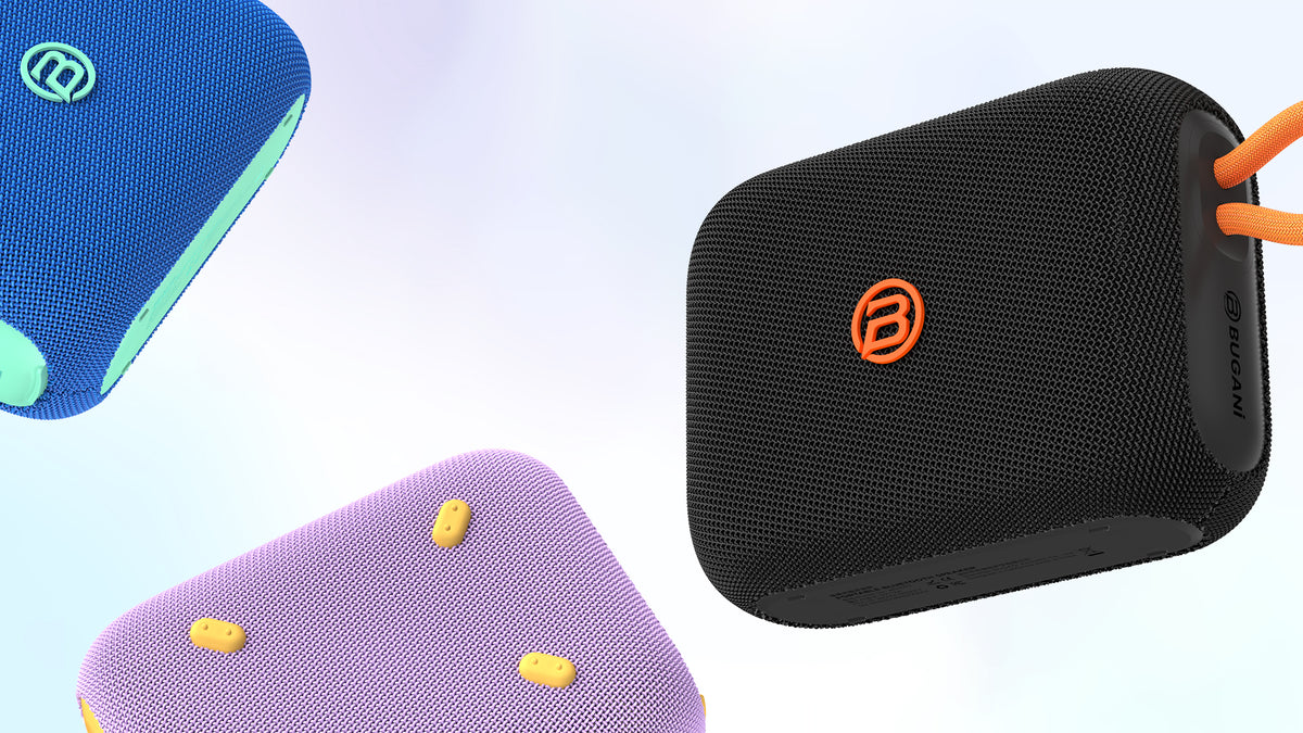 Tragbarer Bluetooth-Lautsprecher Bugani Rove Go 5, 12W, TWS, wasserdicht, schwarz