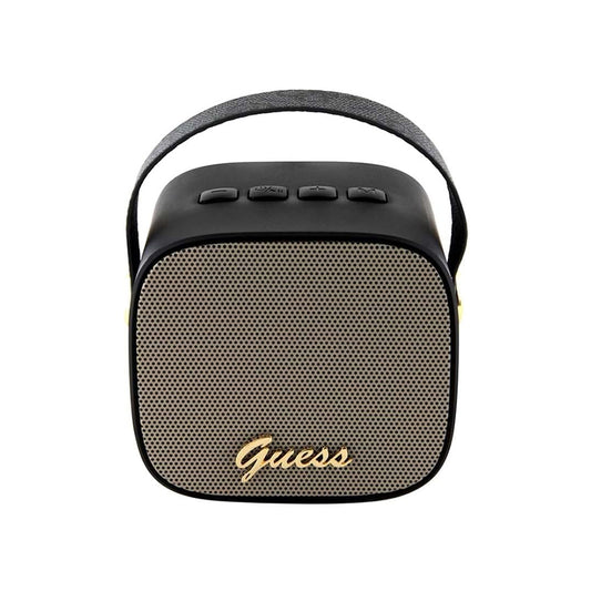 Cassa Portatile Bluetooth Guess 4G Script Logo, 5W, Nera