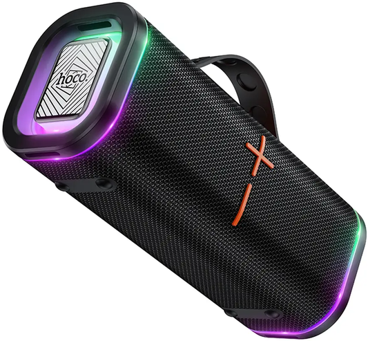Tragbarer Bluetooth-Lautsprecher HOCO HC51, 30W, TWS, RGB, Schwarz