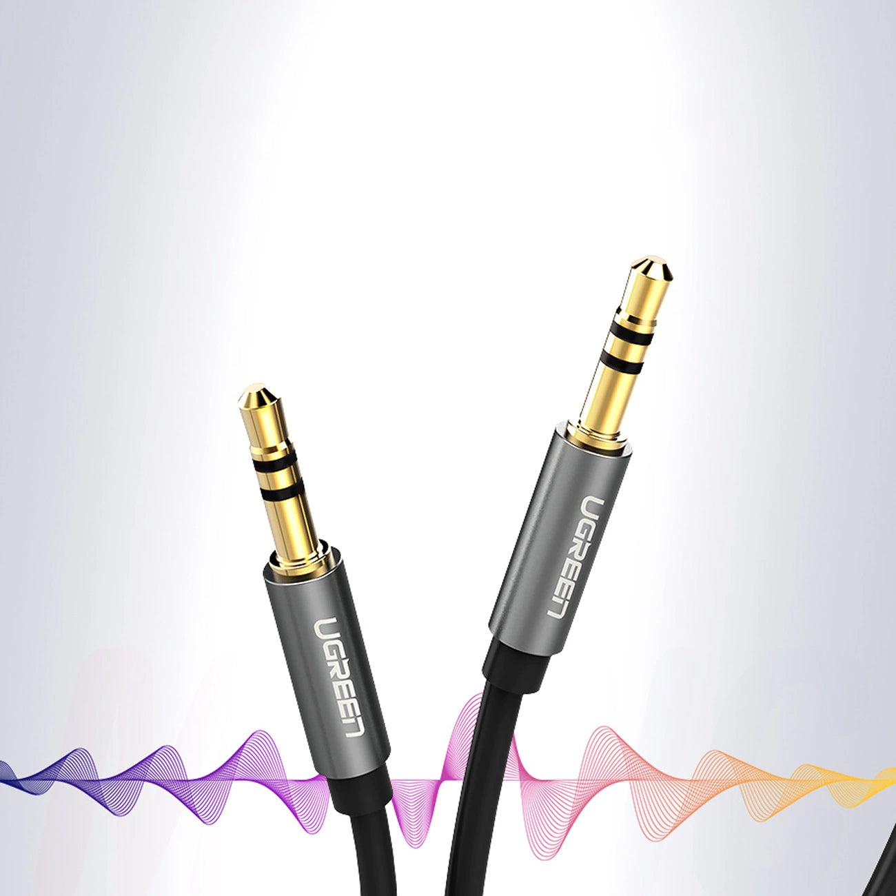 Audio-Kabel 3.5mm - 3.5mm UGREEN AV119, 1m, Schwarz