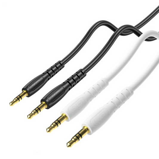 Audio-Kabel 3.5mm - 3.5mm XO Design NB-R270, 1m, Schwarz