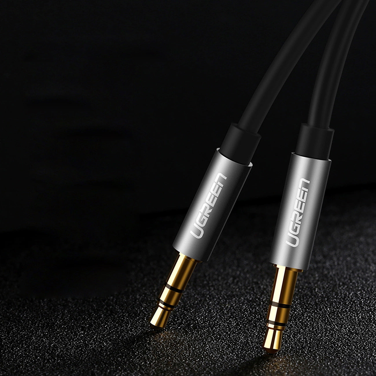 Câble Audio 3.5mm - 3.5mm UGREEN AV119, 2m, Noir