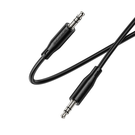 Cavo Audio 3,5mm - 3,5mm Borofone BL26 Standard, 1m, Nero