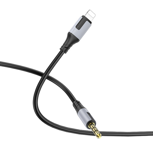 Lightning Audio Cable - 3.5mm Borofone BL19 Creator, 1m, Black