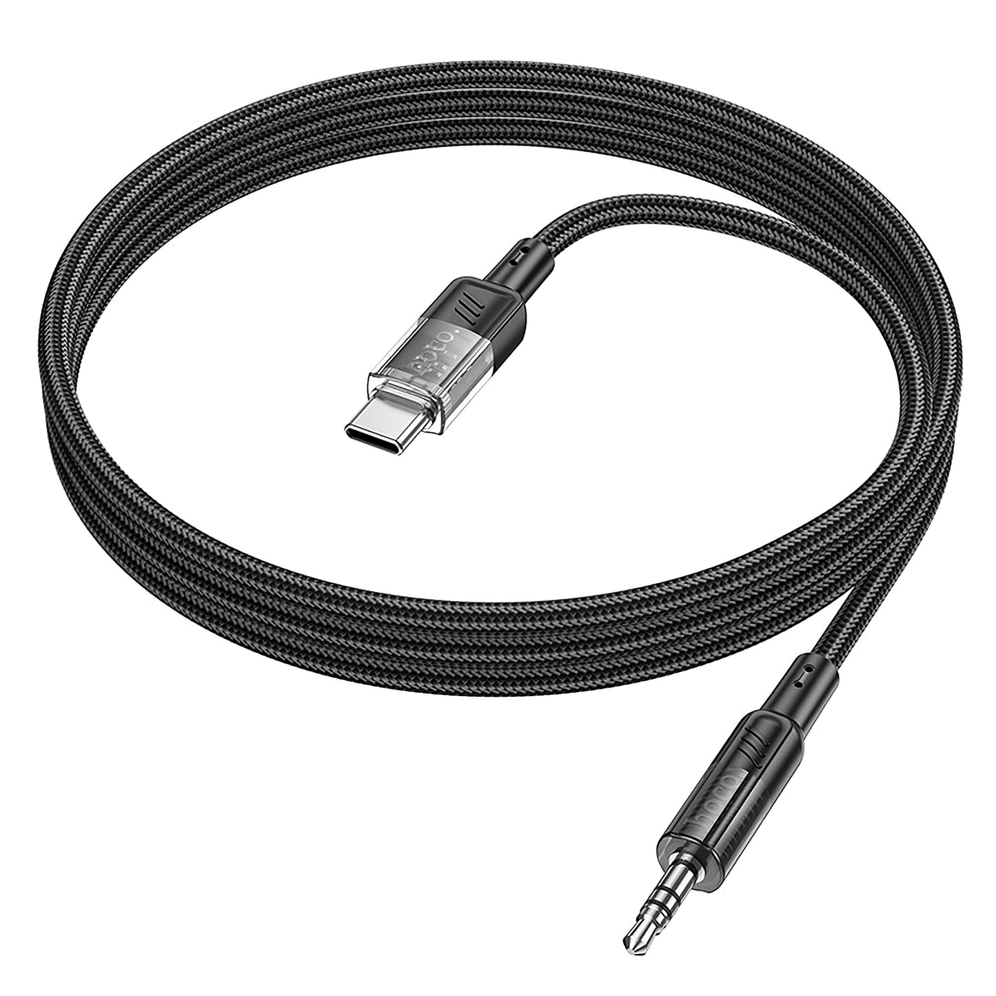 Câble Audio USB-C - 3.5mm HOCO UPA27, 1.2m, Noir