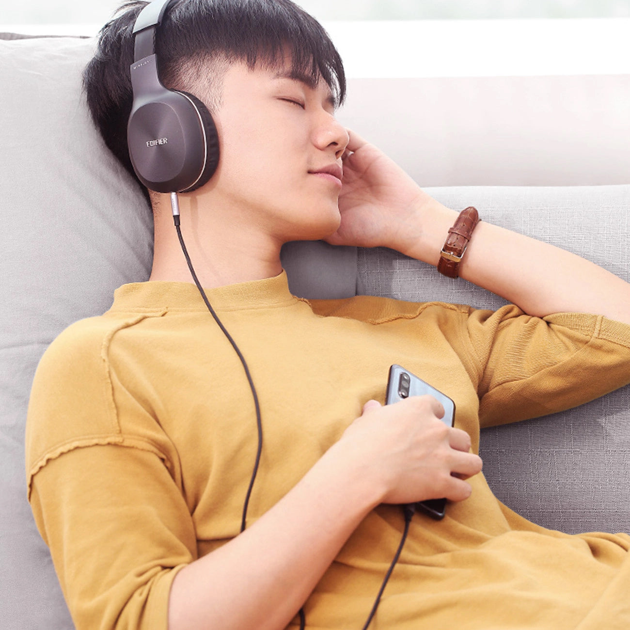 Audio-Kabel USB-C - 3,5mm UGREEN AV143, 1m, Grau