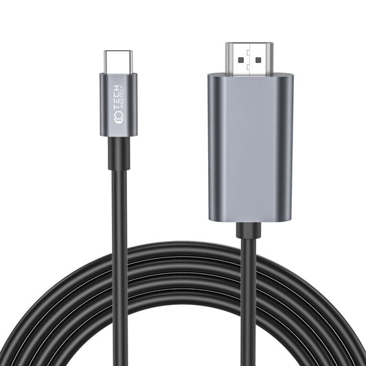 Audio- und Videokabel USB-C - HDMI Tech-Protect Ultraboost, 2m, Schwarz