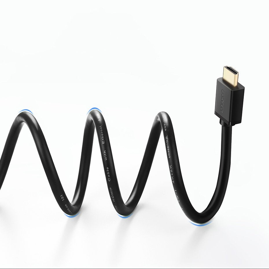 Câble Vidéo UGREEN HD104, HDMI - HDMI, 4K, 5m, Noir