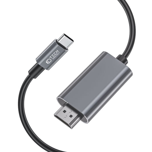 Audio- und Videokabel USB-C - HDMI Tech-Protect Ultraboost, 2m, Schwarz