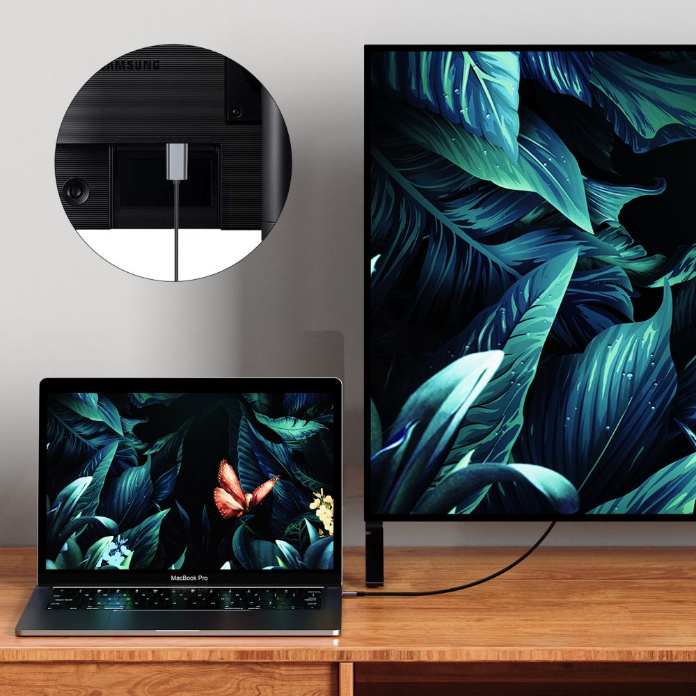 Cavo audio e video USB-C - HDMI Tech-Protect Ultraboost, 2 m, nero