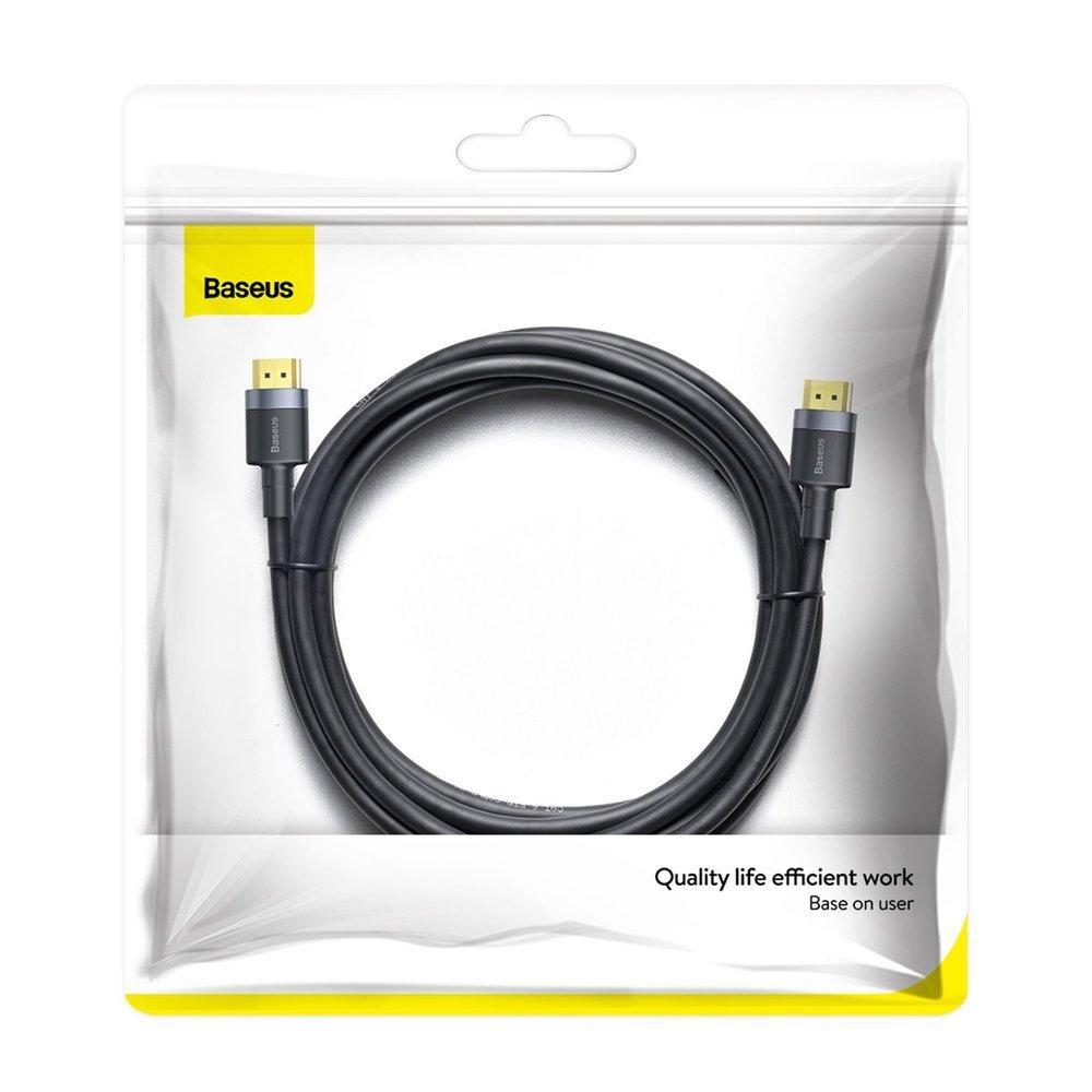Baseus Cafule Video Kabel, HDMI - HDMI, 4K, 3m, Schwarz CADKLF-G01