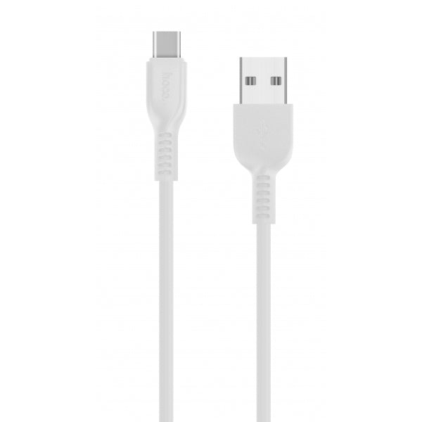 Câble de données et de charge USB-A - USB-C HOCO Flash X20, 18W, 3m, Blanc