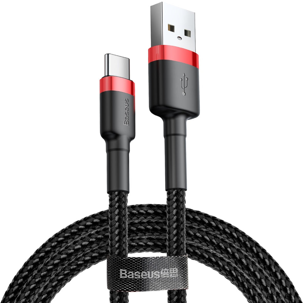 Cavo Dati e Ricarica USB-A - USB-C Baseus Cafule, 60W, 0.5m, Rosso CATKLF-A91
