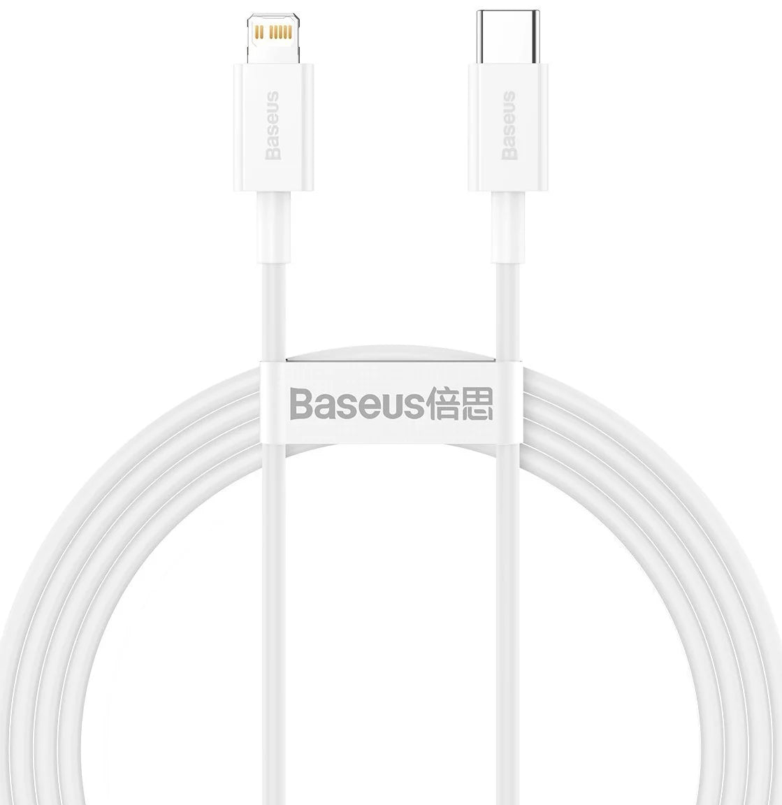 Câble de données et de charge USB-C - Lightning Baseus Superior Series, 20W, 1,5m, blanc CATLYS-B02