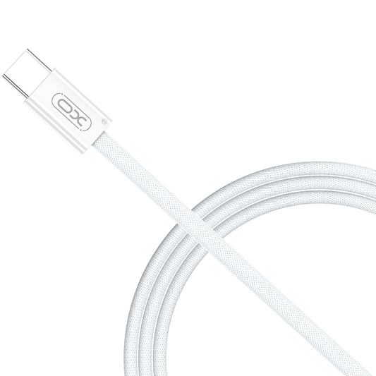 Câble de Données et de Charge USB-C - USB-C XO Design NB-Q260A, 60W, 1m, Blanc