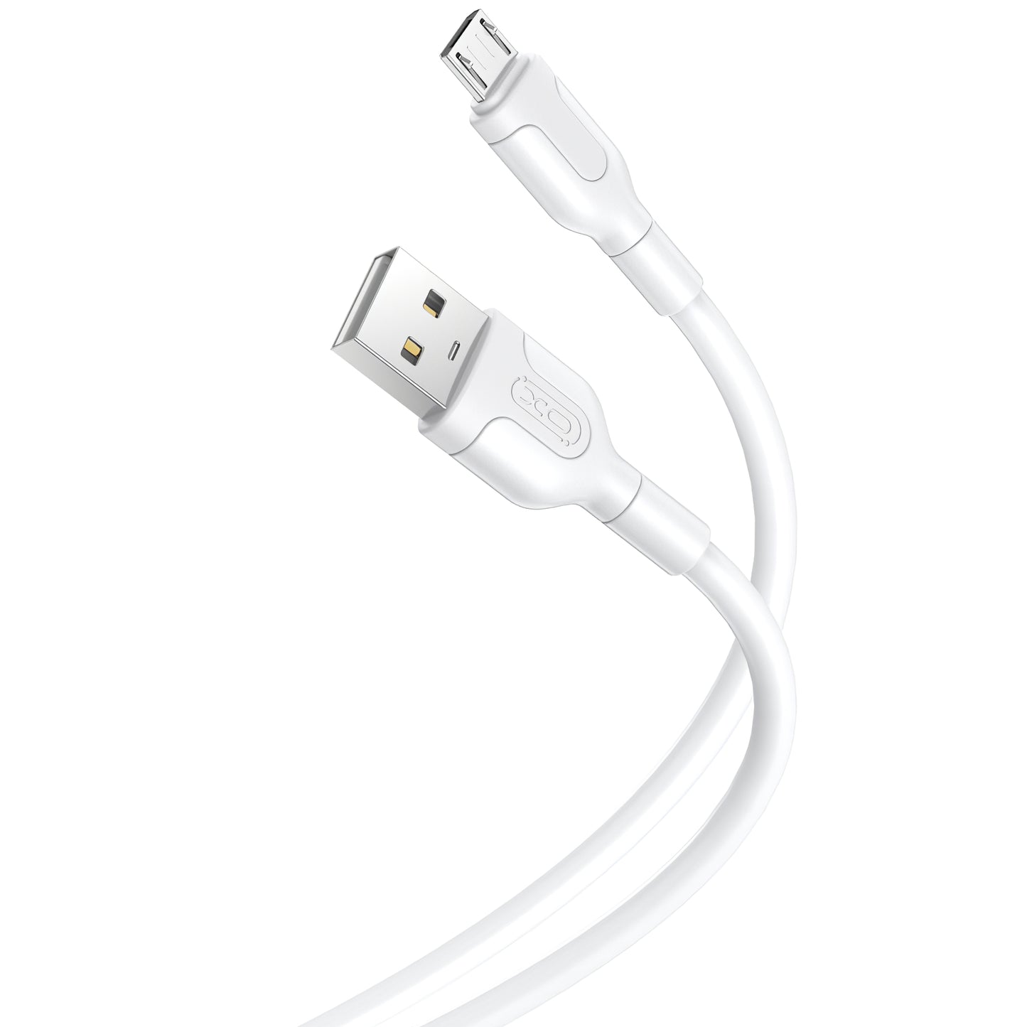 Câble de Données et de Charge USB-A - microUSB XO Design NB212, 18W, 1m, Blanc