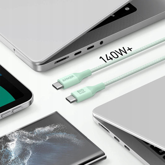 USB-C Daten- und Ladekabel - USB-C Anker 544, 140W, 1,8m, Grün A80F6H61