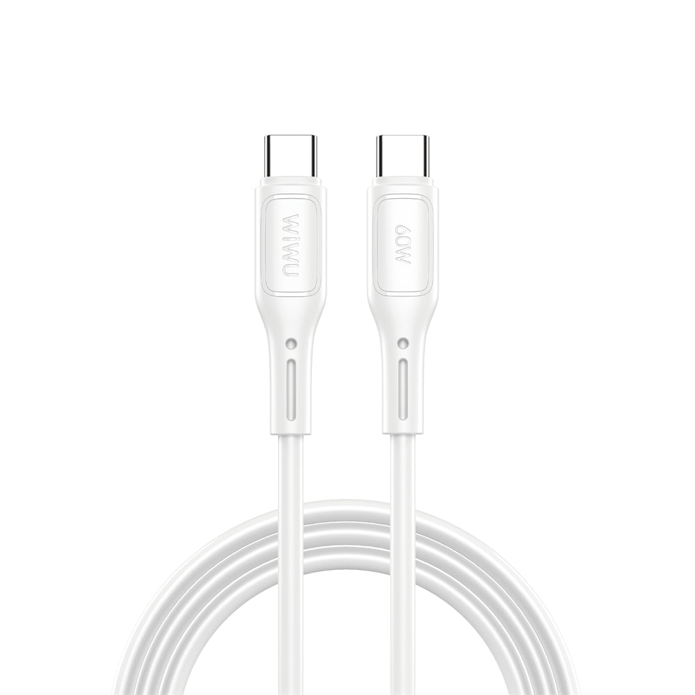 USB-C - Câble de données et de charge USB-C WiWu Wi-C043E Starlink, 60W, 1m, blanc