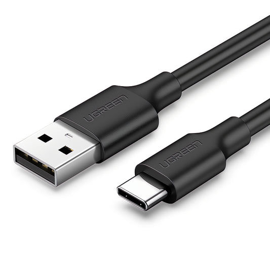 Câble de données et de charge USB-A - USB-C UGREEN US287, 60W, 0.5m, Noir