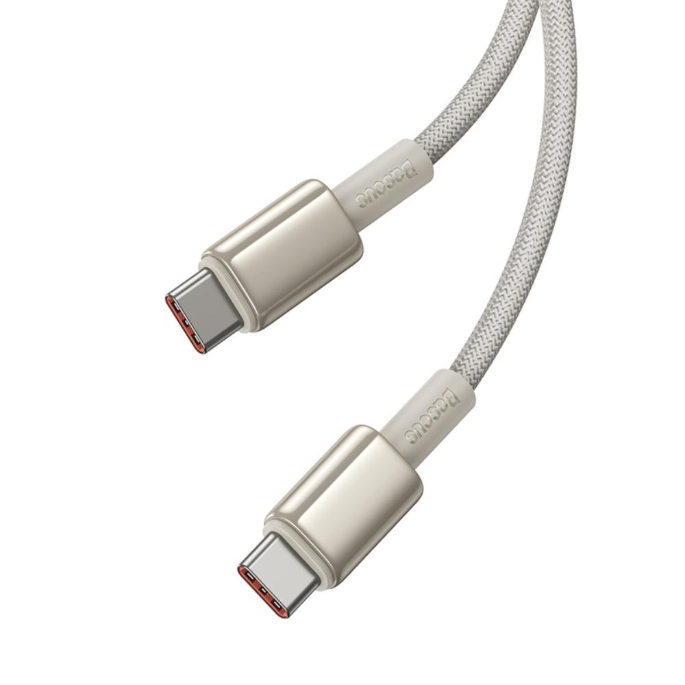 Daten- und Ladekabel USB-C - USB-C Baseus Tungsten Gold, 100W, 2m, Gold P10319800G21-01