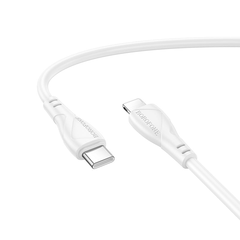 USB-C - Lightning Lade- und Datenkabel Borofone BX121 Energy, 27W, 1m, Weiß