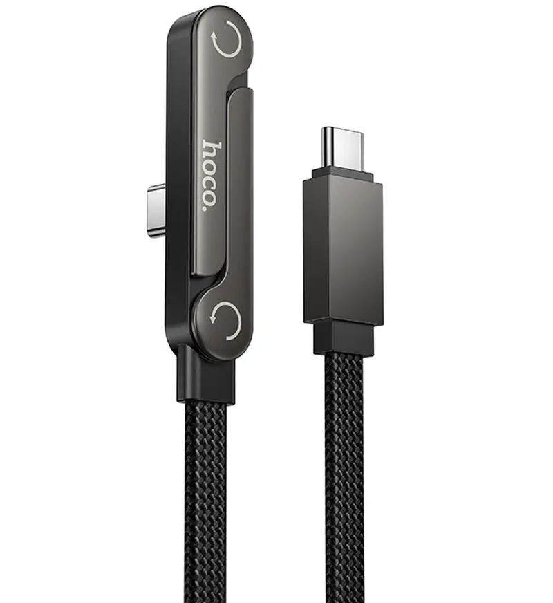 Cavo Dati e Ricarica USB-C - USB-C HOCO U150 Exquisite, 60W, 1,2m, Nero