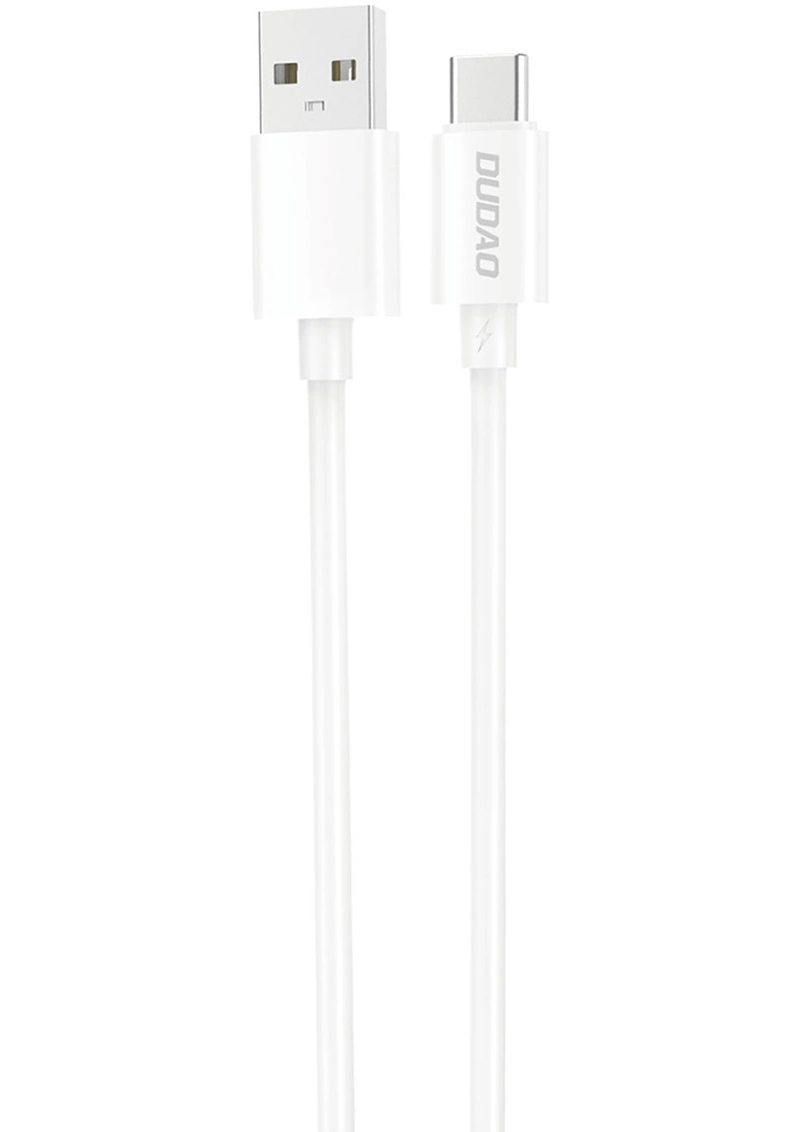 Daten- und Ladekabel USB-A - USB-C Dudao L4ST, 100W, 1m, Weiß